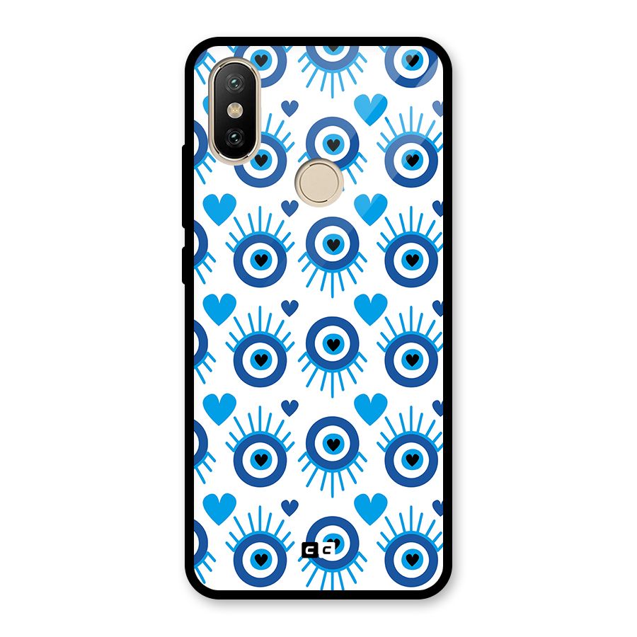 Hands Draw Eye Glass Back Case for Redmi A2