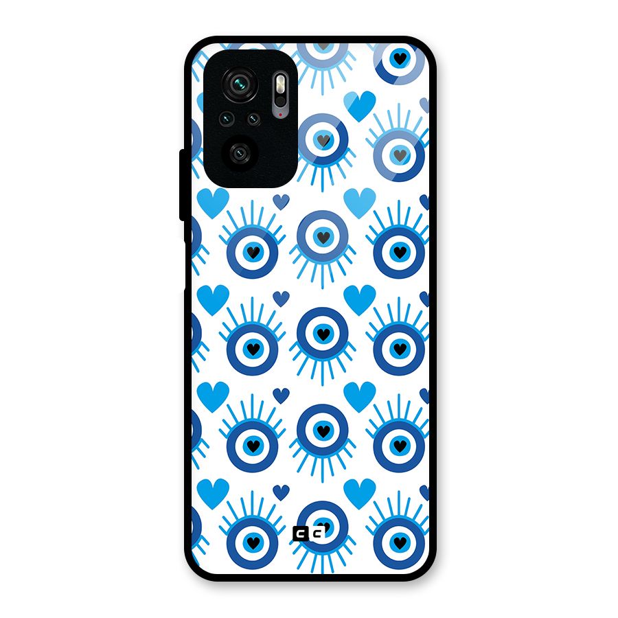 Hands Draw Eye Glass Back Case for Redmi Note 10S