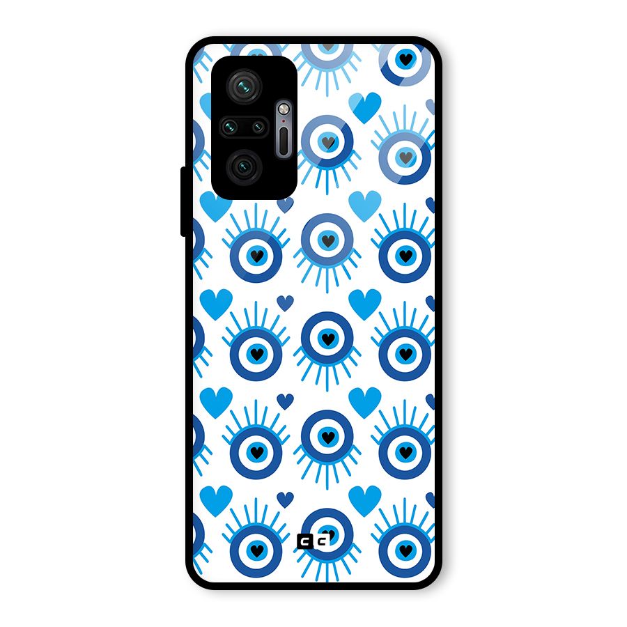 Hands Draw Eye Glass Back Case for Redmi Note 10 Pro Max