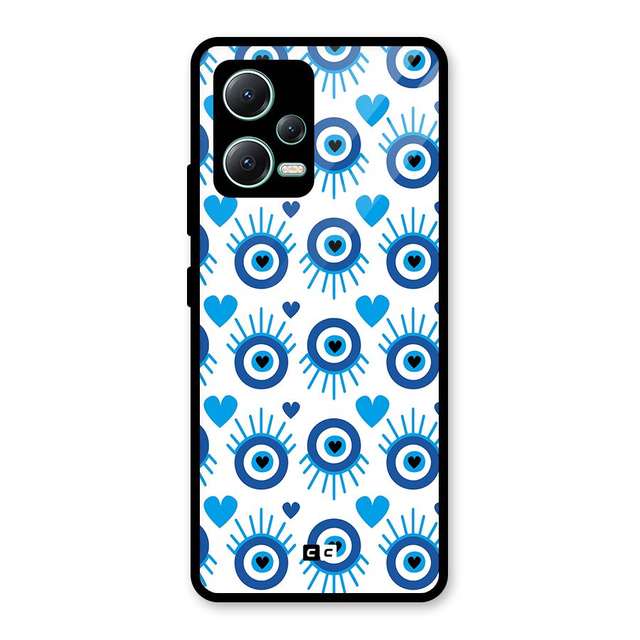 Hands Draw Eye Glass Back Case for Redmi Note 12 5G