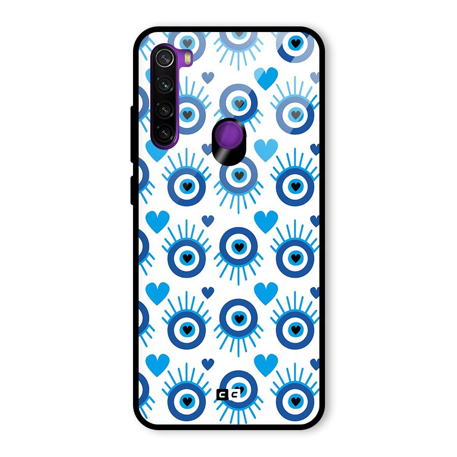 Hands Draw Eye Glass Back Case for Redmi Note 8