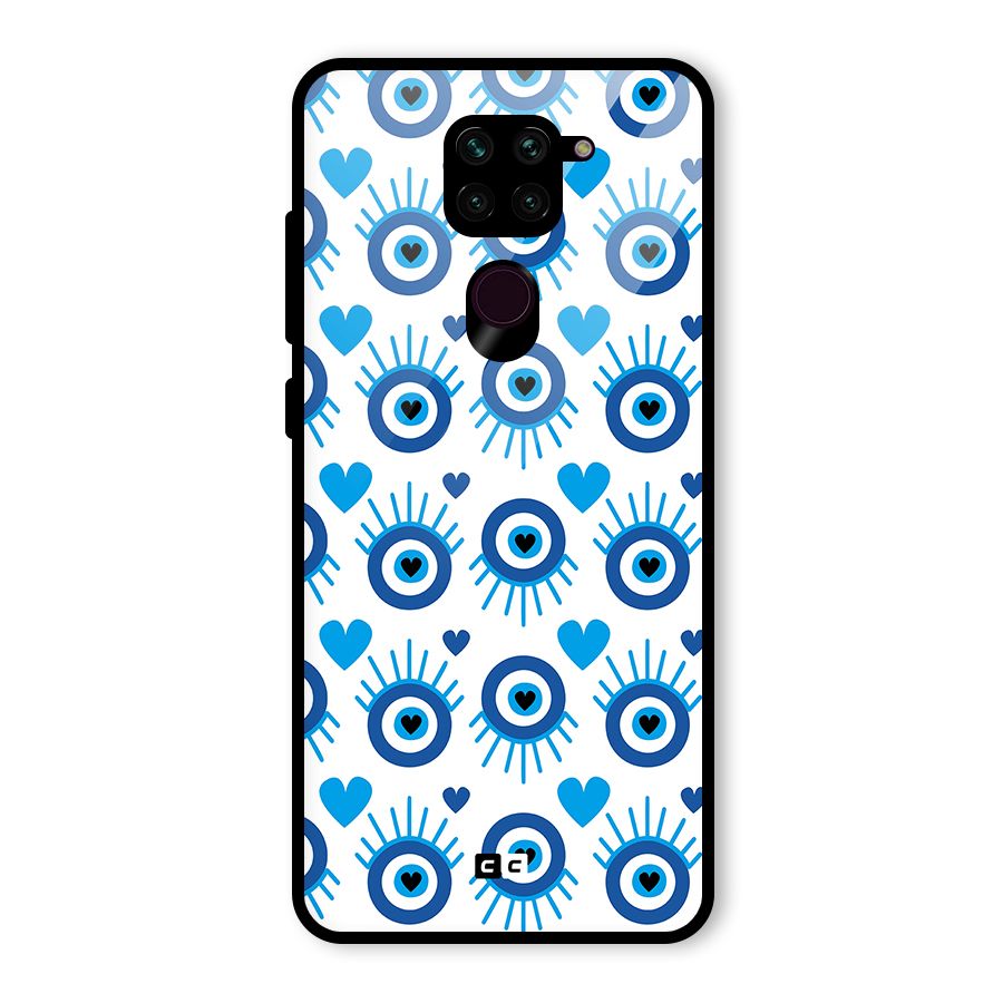 Hands Draw Eye Glass Back Case for Redmi Note 9