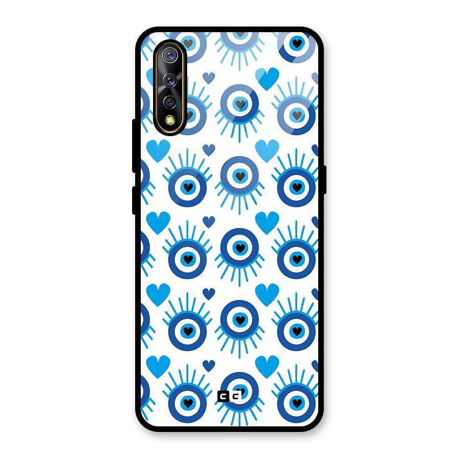 Hands Draw Eye Glass Back Case for Vivo S1