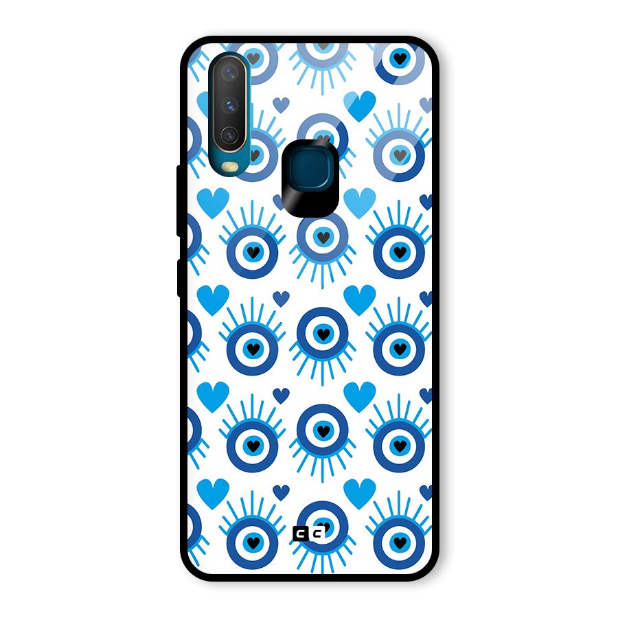 Hands Draw Eye Glass Back Case for Vivo U10