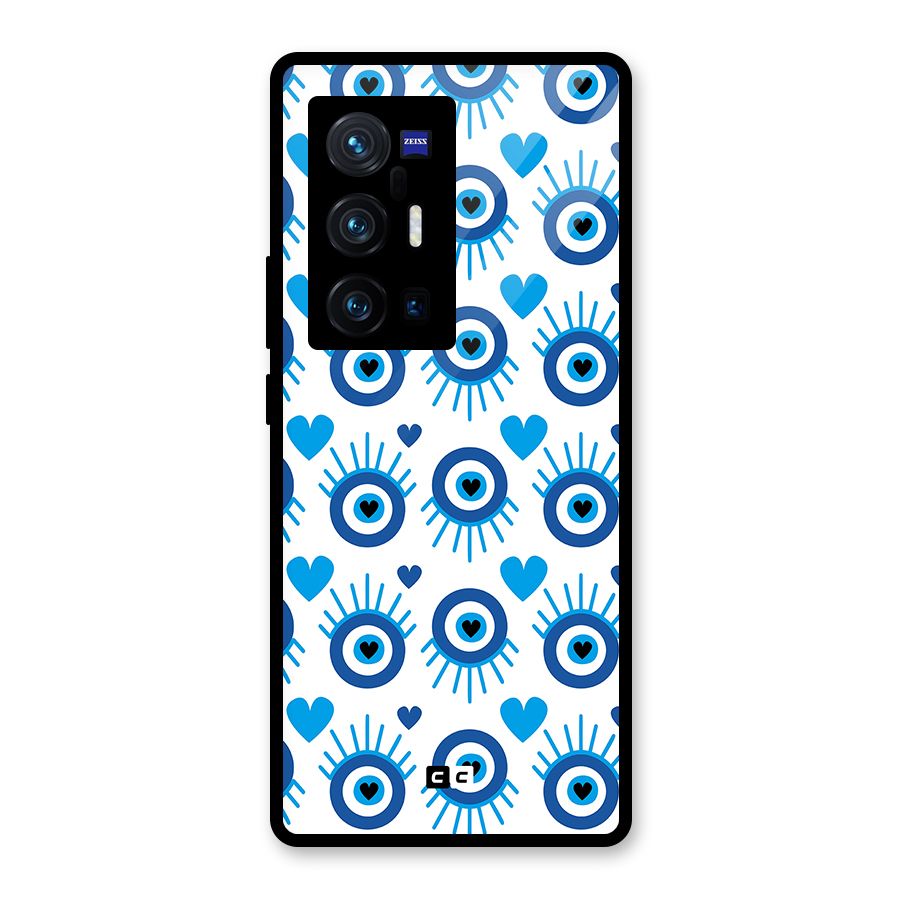 Hands Draw Eye Glass Back Case for Vivo X70 Pro Plus