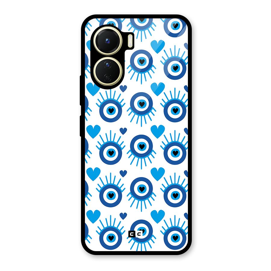 Hands Draw Eye Glass Back Case for Vivo Y16