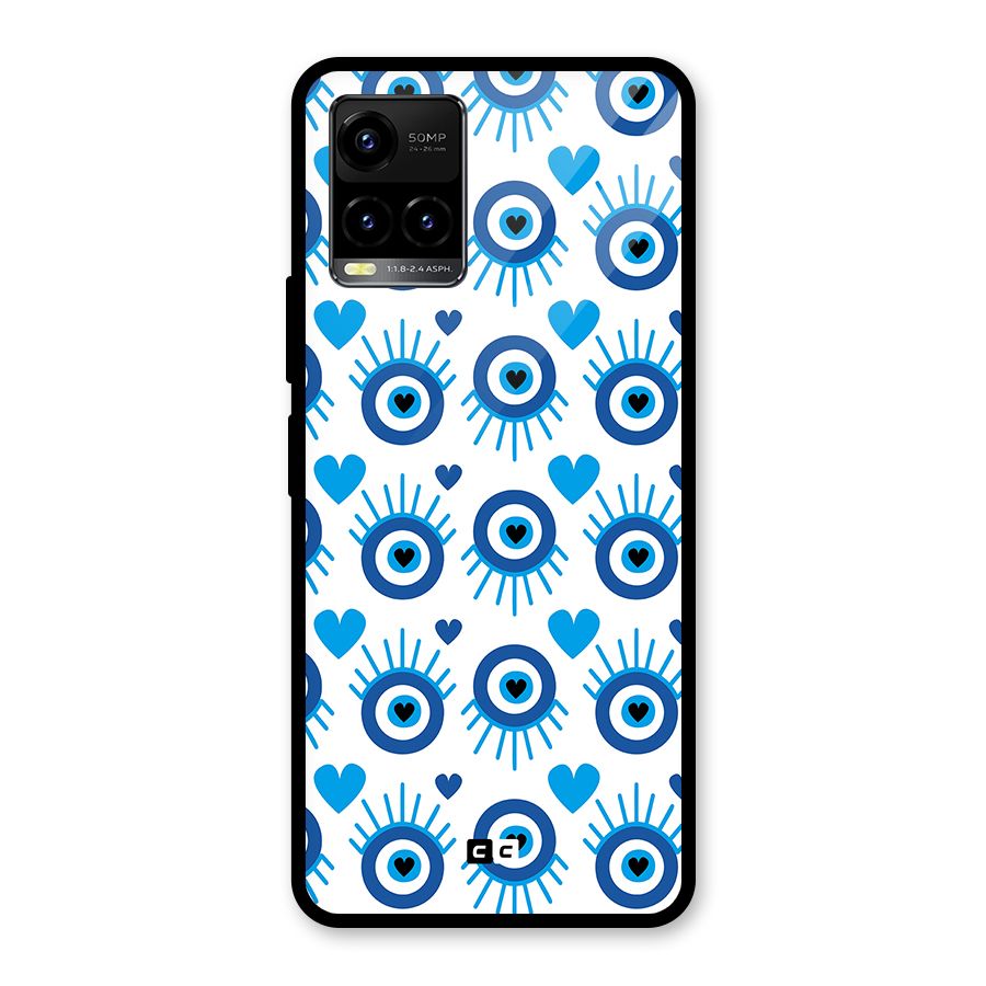 Hands Draw Eye Glass Back Case for Vivo Y21T