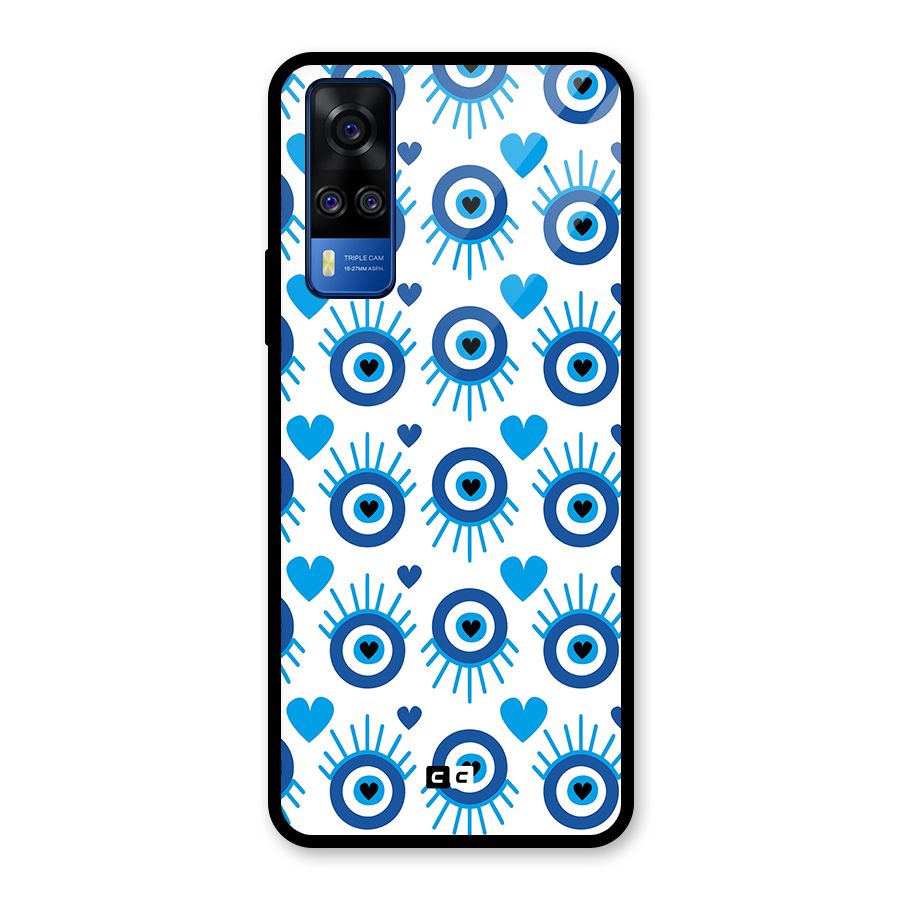 Hands Draw Eye Glass Back Case for Vivo Y31