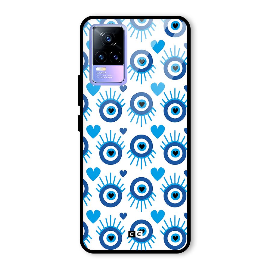 Hands Draw Eye Glass Back Case for Vivo Y73