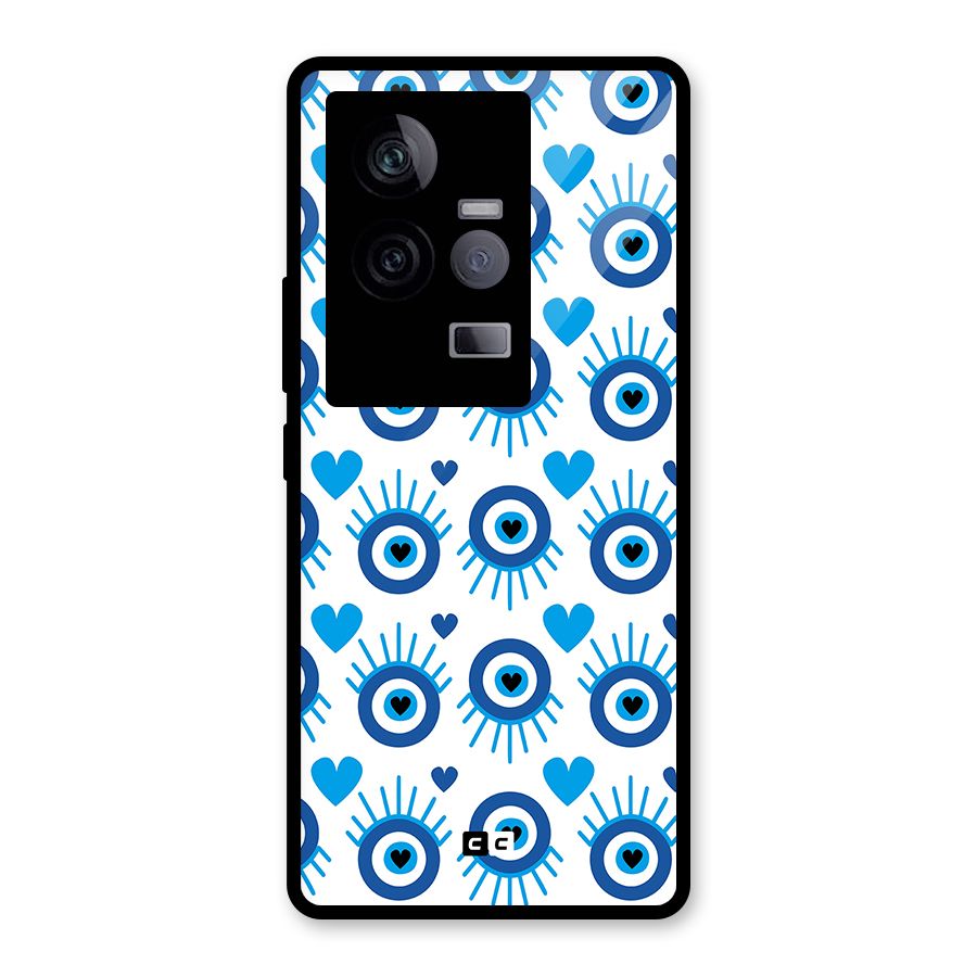 Hands Draw Eye Glass Back Case for Vivo iQOO 11 5G