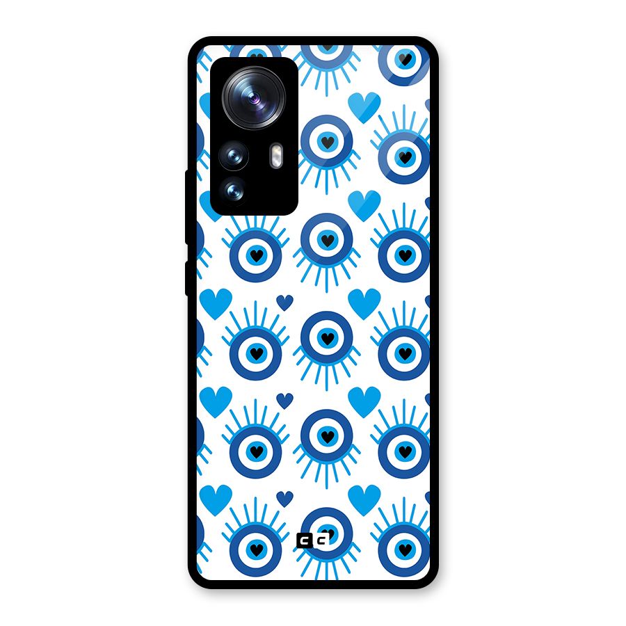 Hands Draw Eye Glass Back Case for Xiaomi 12 Pro