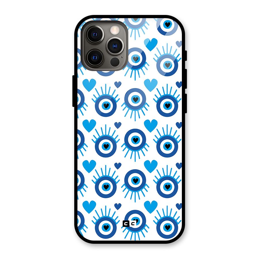 Hands Draw Eye Glass Back Case for iPhone 12 Pro
