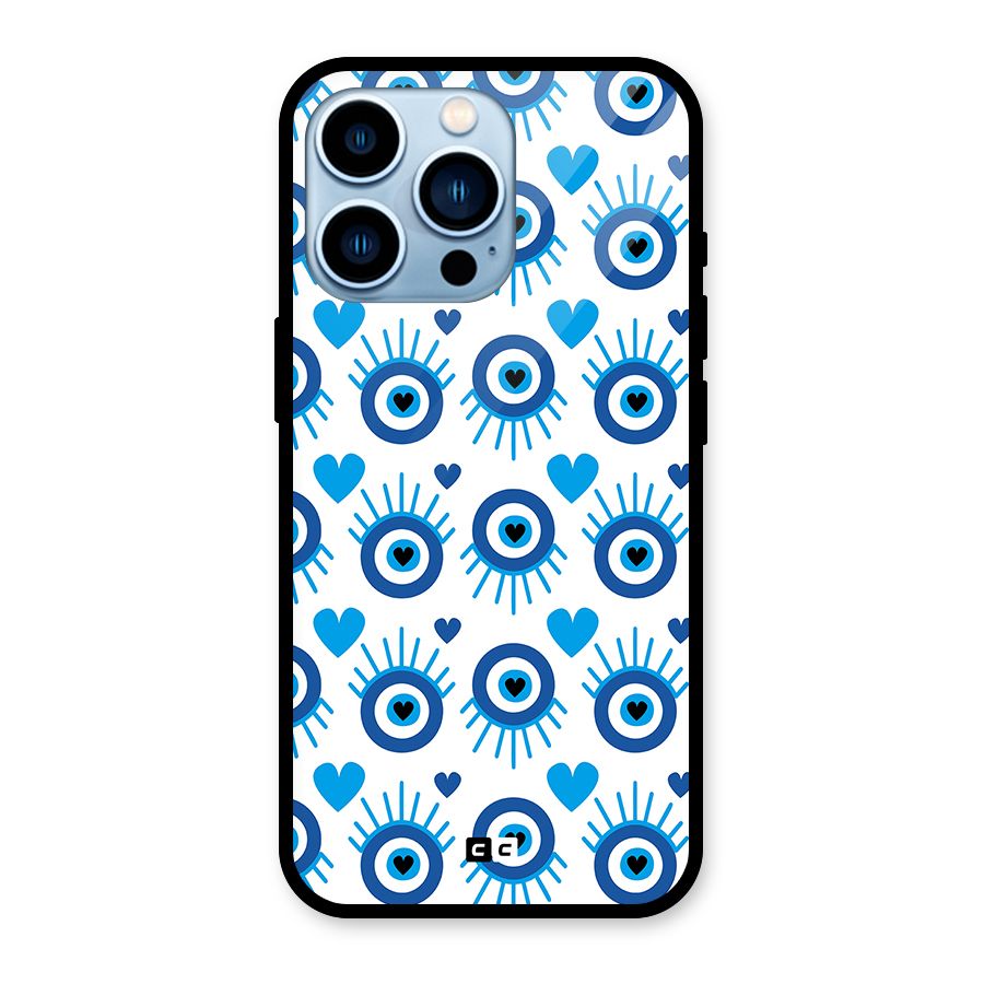 Hands Draw Eye Glass Back Case for iPhone 13 Pro
