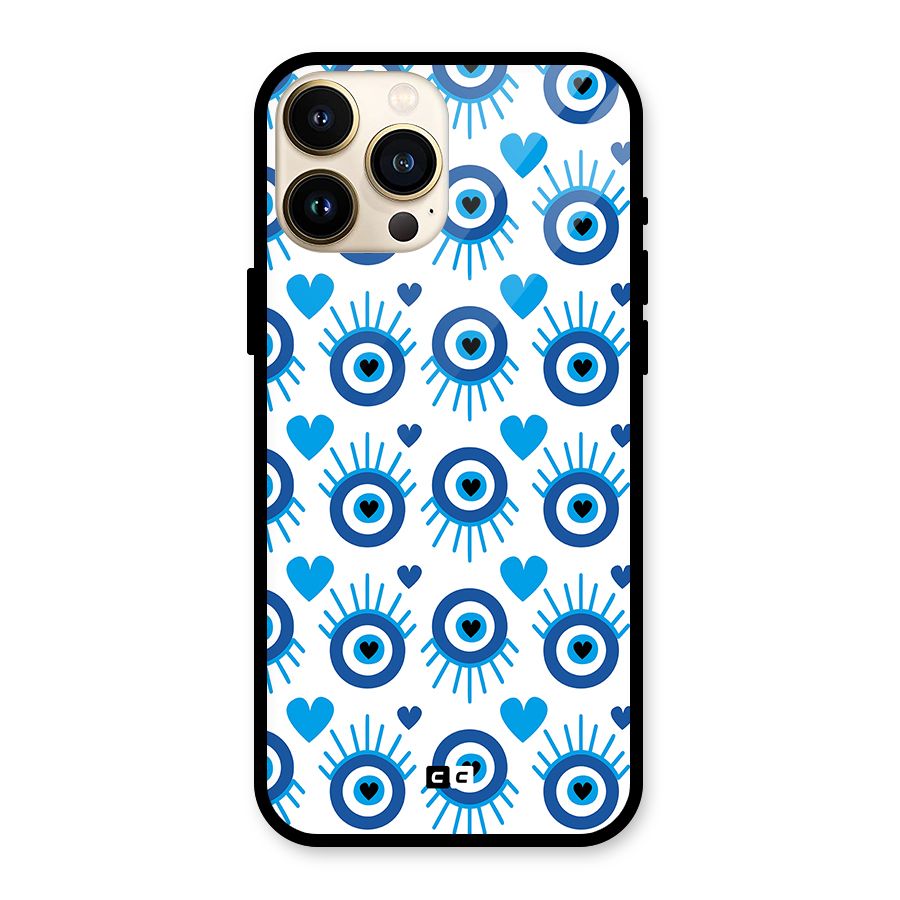 Hands Draw Eye Glass Back Case for iPhone 13 Pro Max