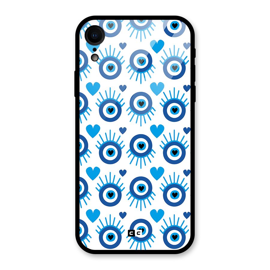 Hands Draw Eye Glass Back Case for iPhone XR