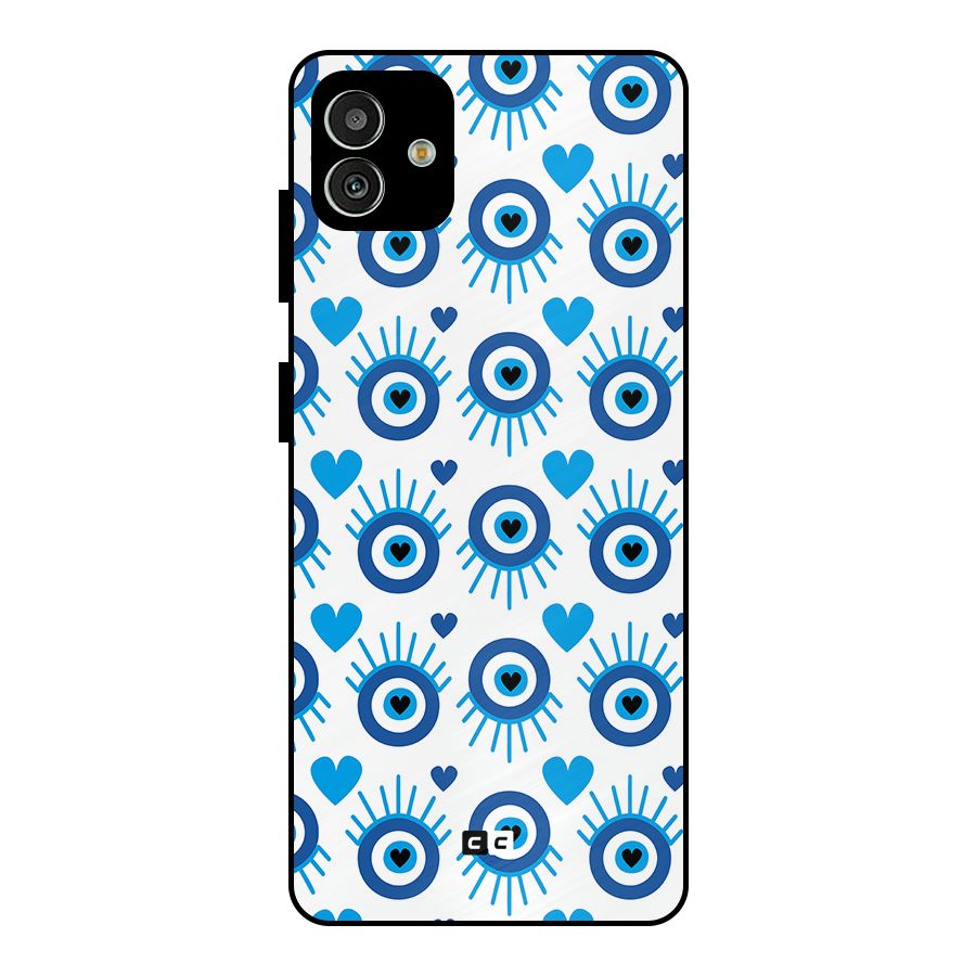 Hands Draw Eye Metal Back Case for Galaxy M13 5G