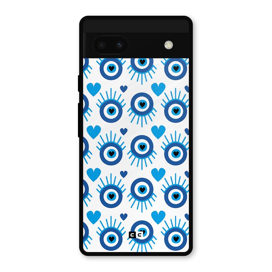 Hands Draw Eye Metal Back Case for Google Pixel 6a