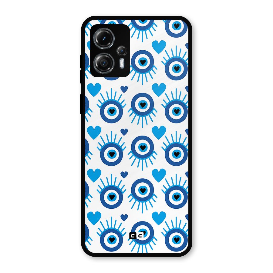 Hands Draw Eye Metal Back Case for Moto G13