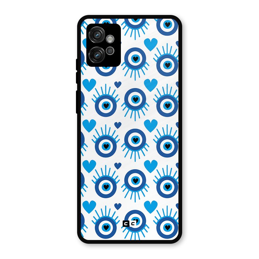 Hands Draw Eye Metal Back Case for Moto G32