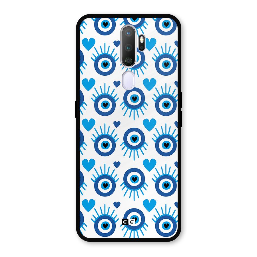 Hands Draw Eye Metal Back Case for Oppo A9 (2020)