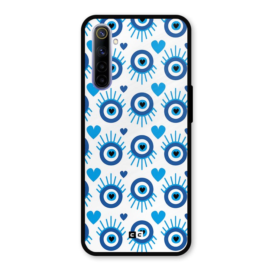 Hands Draw Eye Metal Back Case for Realme 6