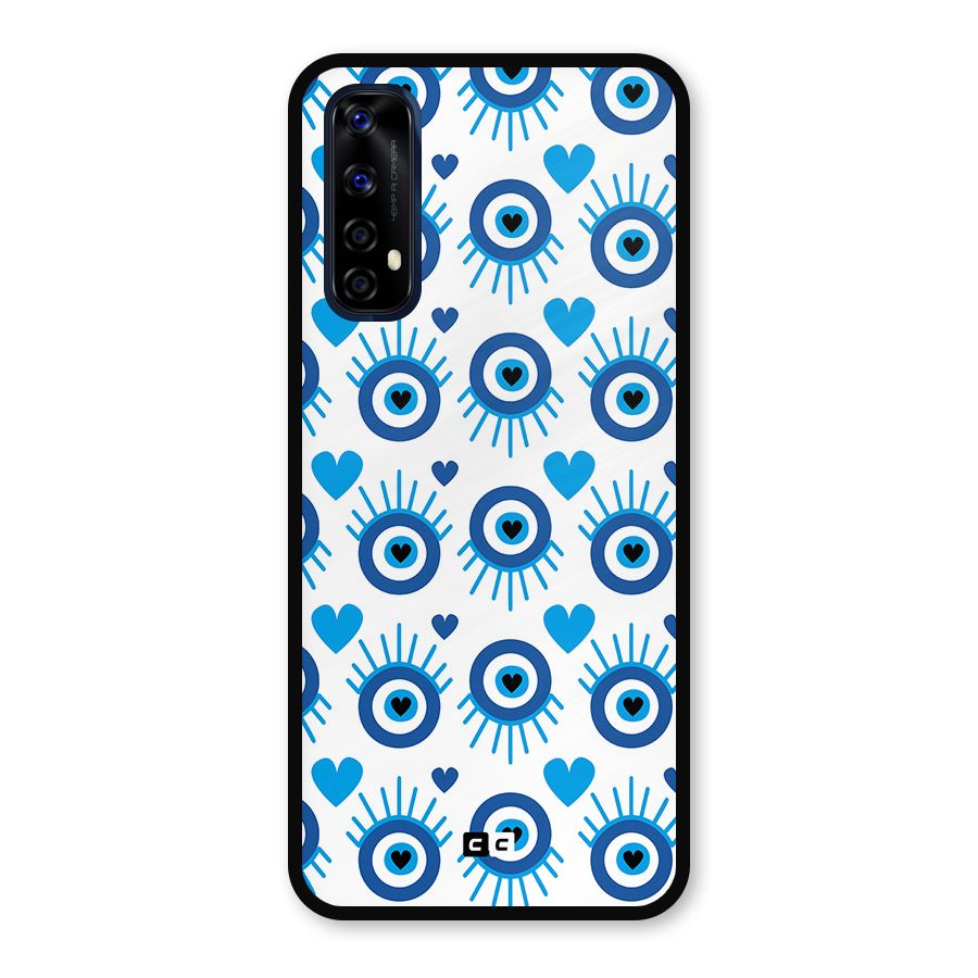 Hands Draw Eye Metal Back Case for Realme 7