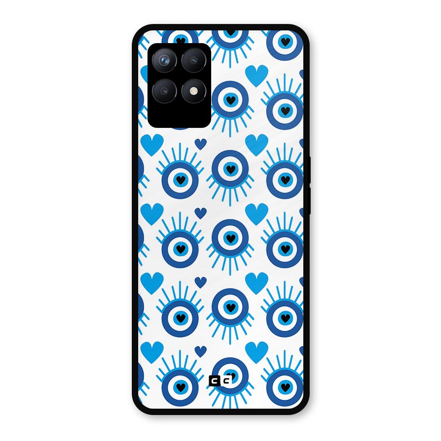 Hands Draw Eye Metal Back Case for Realme Narzo 50