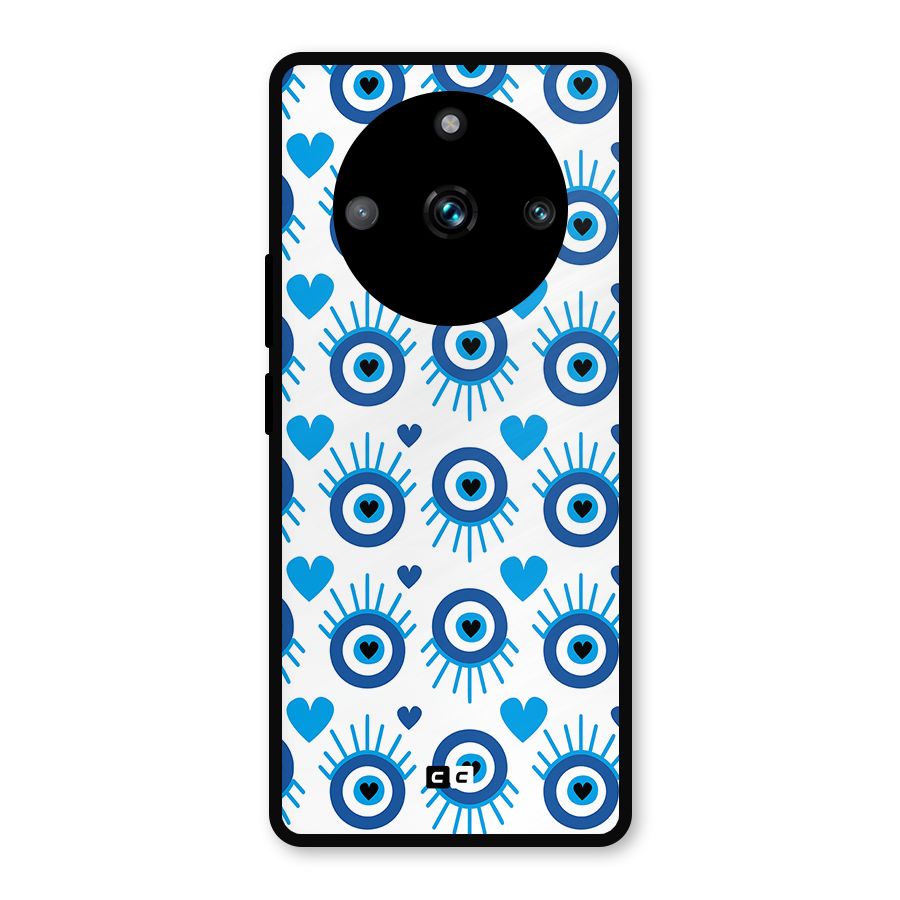 Hands Draw Eye Metal Back Case for Realme Narzo 60 Pro