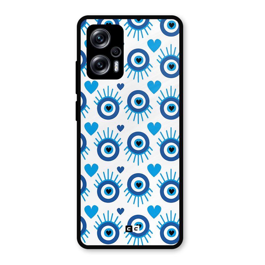 Hands Draw Eye Metal Back Case for Redmi K50i