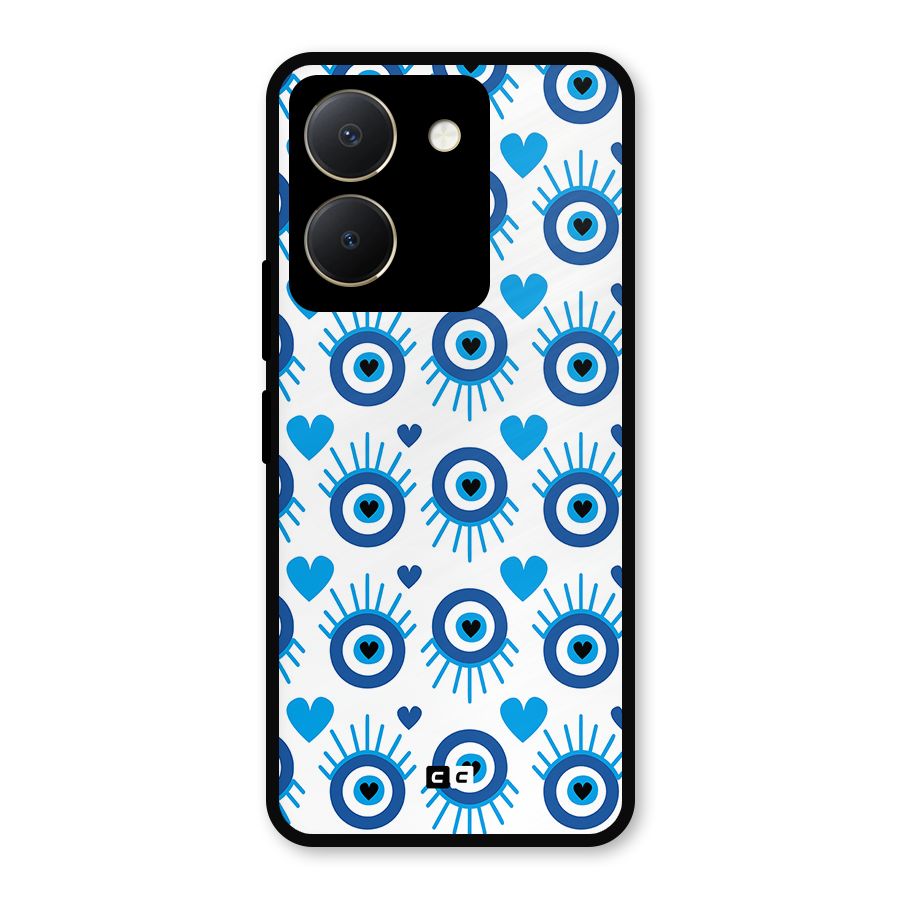 Hands Draw Eye Metal Back Case for Vivo Y36