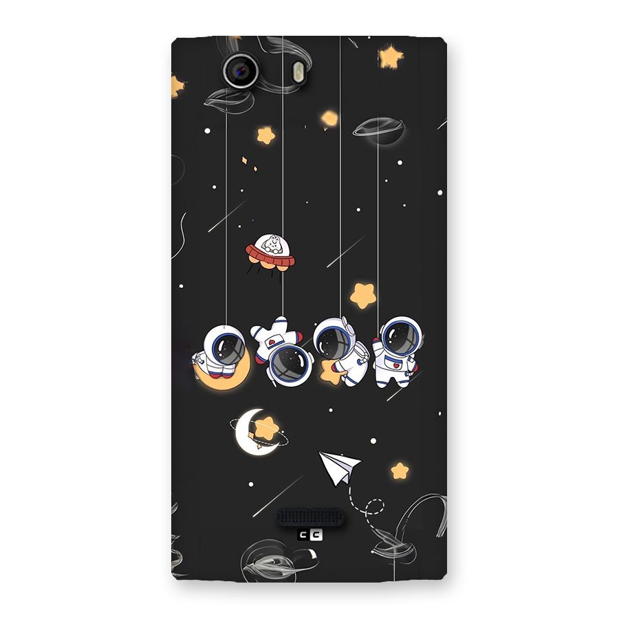Hanging Astronauts Back Case for Canvas Nitro 2 E311