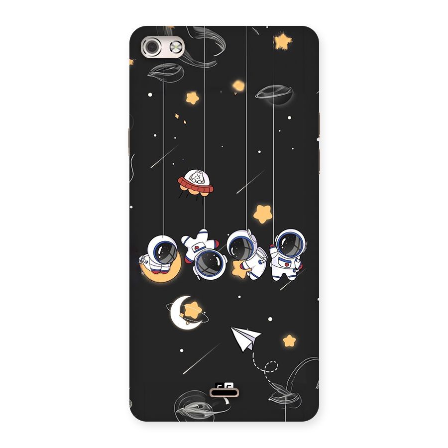 Hanging Astronauts Back Case for Canvas Silver 5