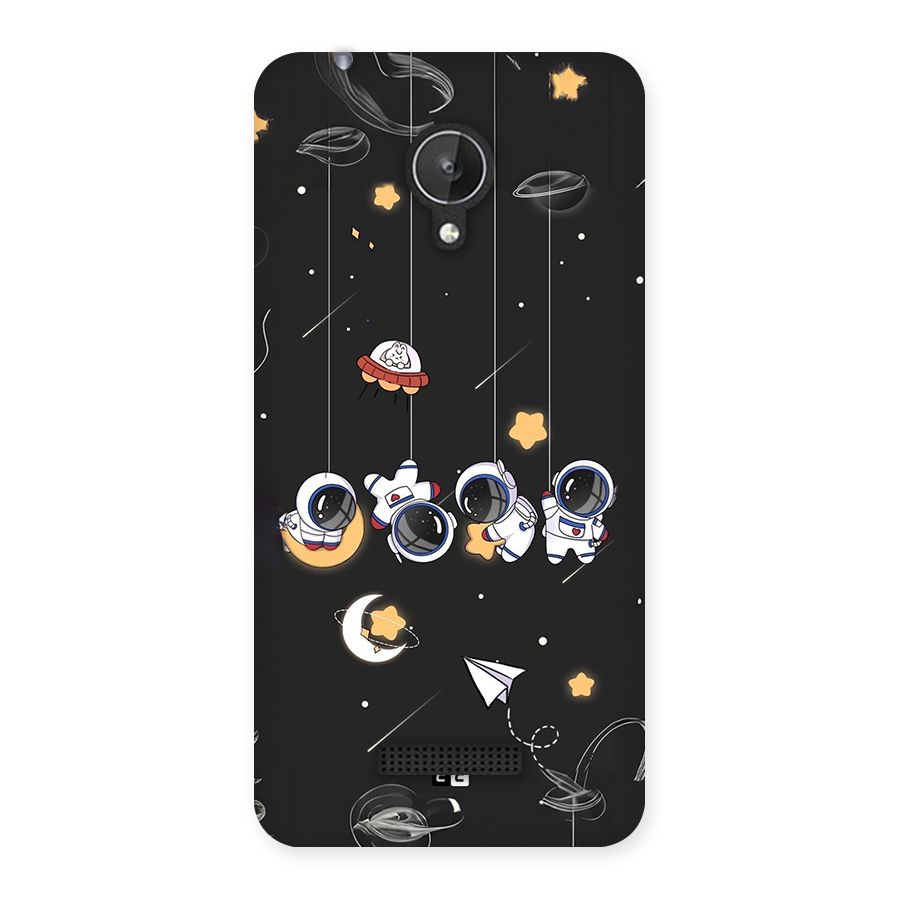 Hanging Astronauts Back Case for Canvas Spark Q380