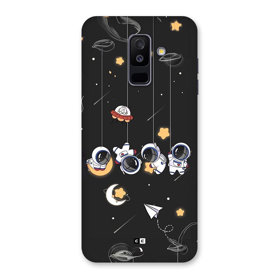 Hanging Astronauts Back Case for Galaxy A6 Plus