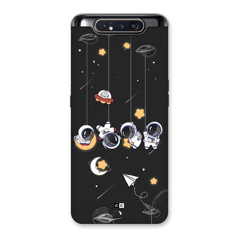 Hanging Astronauts Back Case for Galaxy A80