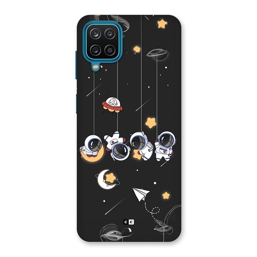 Hanging Astronauts Back Case for Galaxy M12