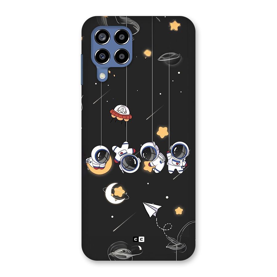 Hanging Astronauts Back Case for Galaxy M53 5G