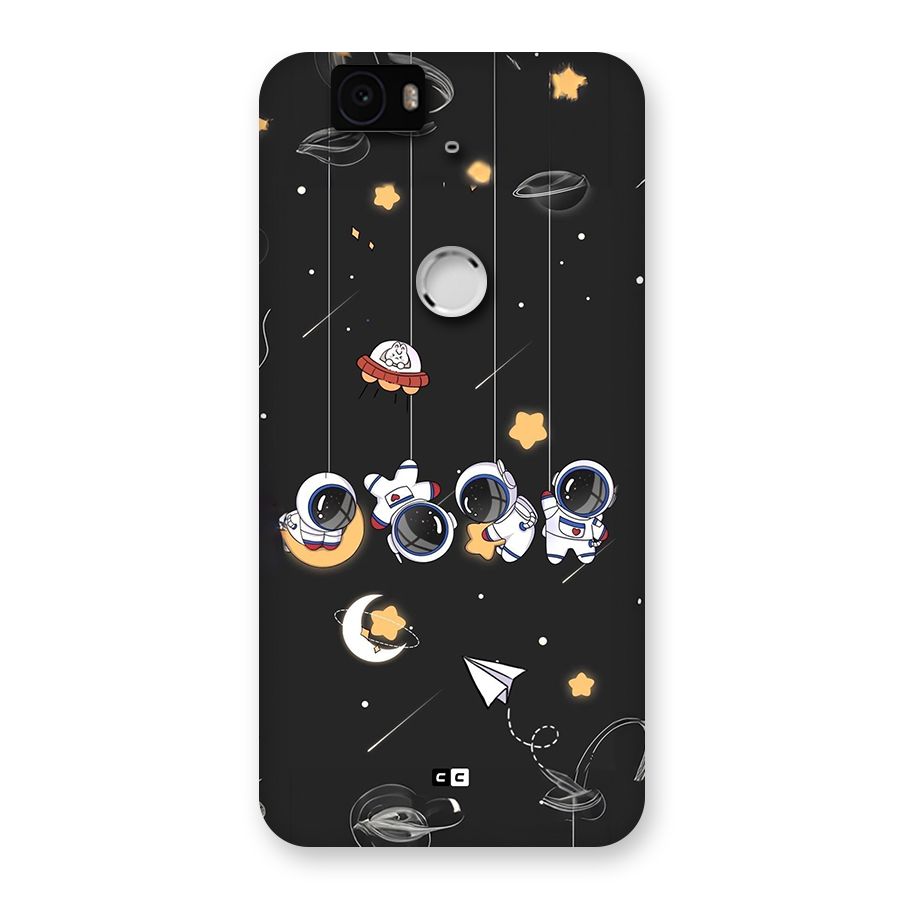 Hanging Astronauts Back Case for Google Nexus 6P