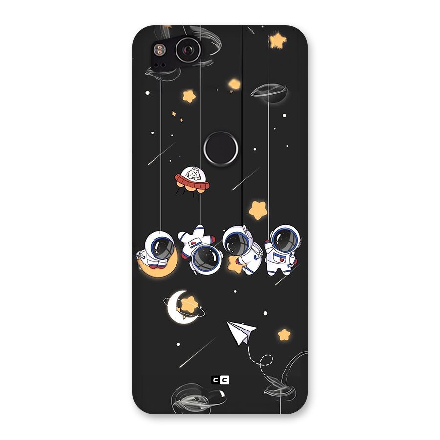 Hanging Astronauts Back Case for Google Pixel 2