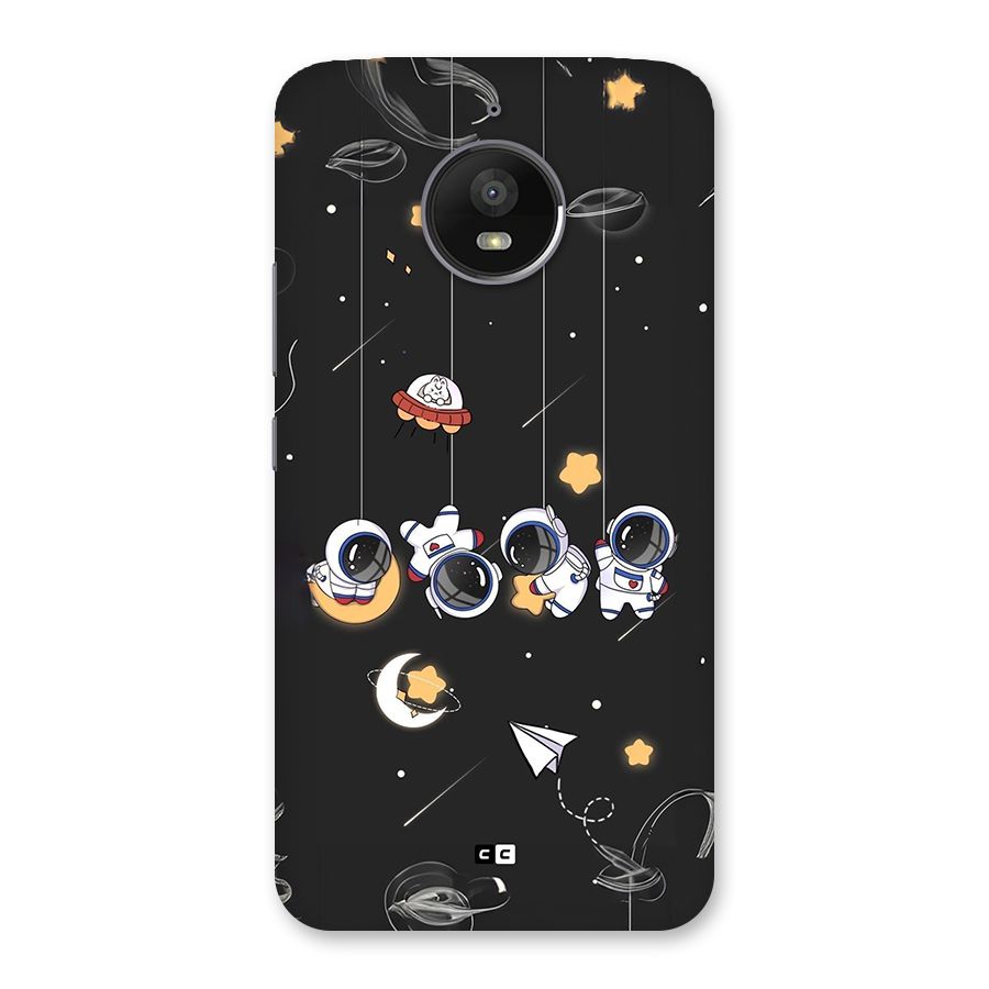Hanging Astronauts Back Case for Moto E4 Plus