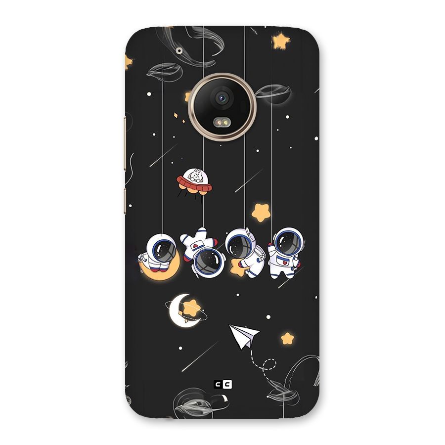 Hanging Astronauts Back Case for Moto G5 Plus
