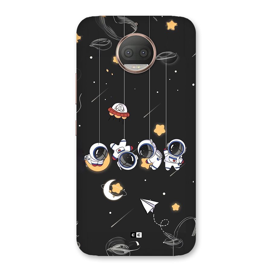 Hanging Astronauts Back Case for Moto G5s Plus