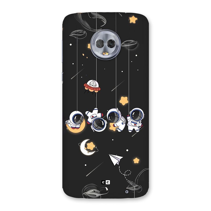 Hanging Astronauts Back Case for Moto G6 Plus
