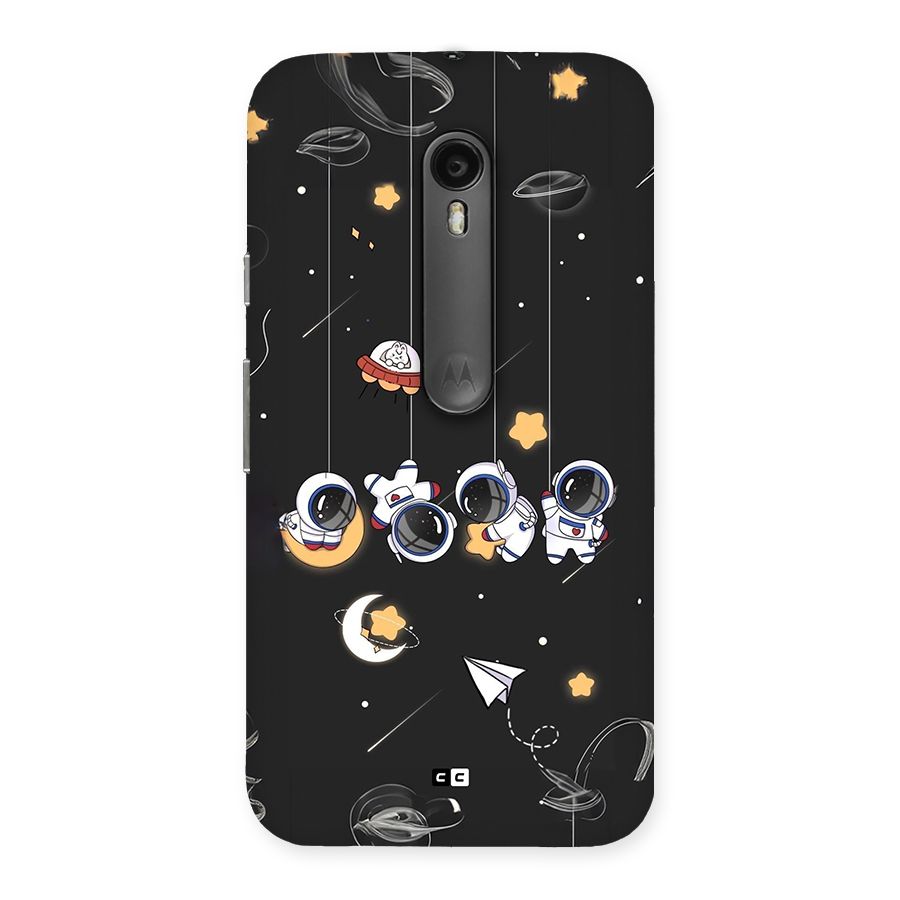 Hanging Astronauts Back Case for Moto G Turbo
