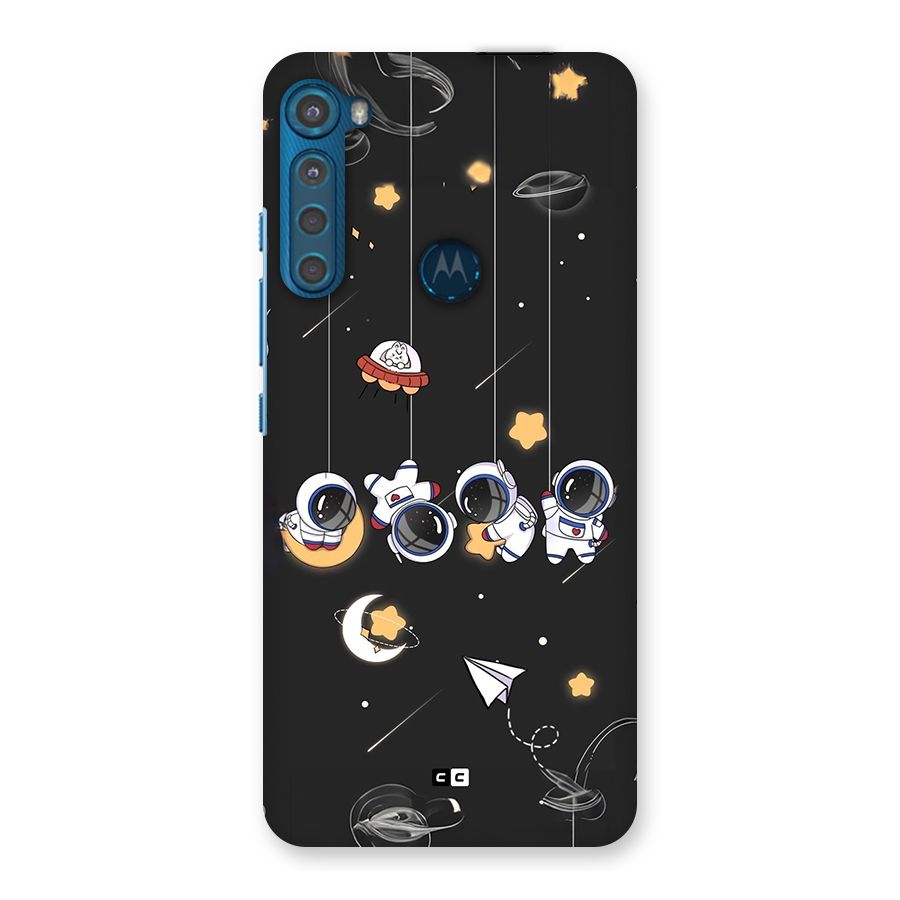 Hanging Astronauts Back Case for Motorola One Fusion Plus