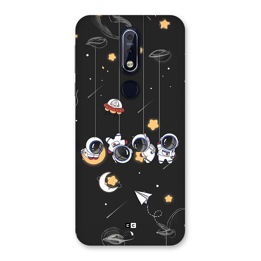 Hanging Astronauts Back Case for Nokia 7.1