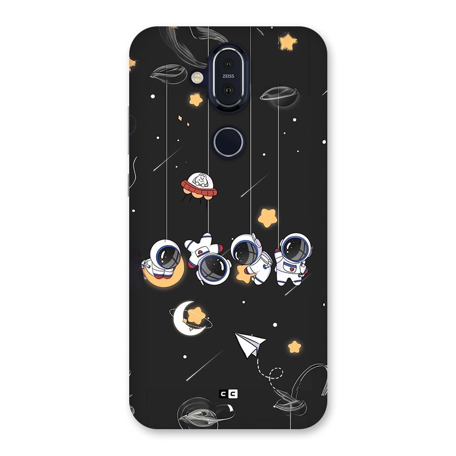 Hanging Astronauts Back Case for Nokia 8.1