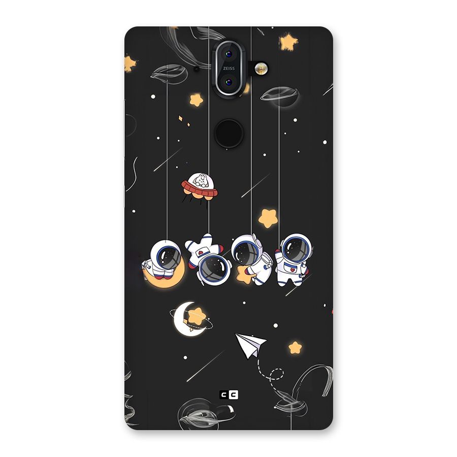 Hanging Astronauts Back Case for Nokia 8 Sirocco