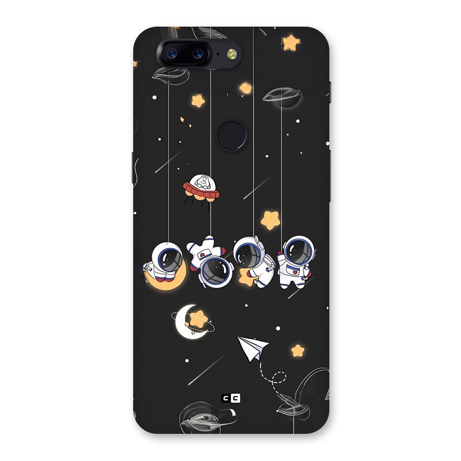 Hanging Astronauts Back Case for OnePlus 5T