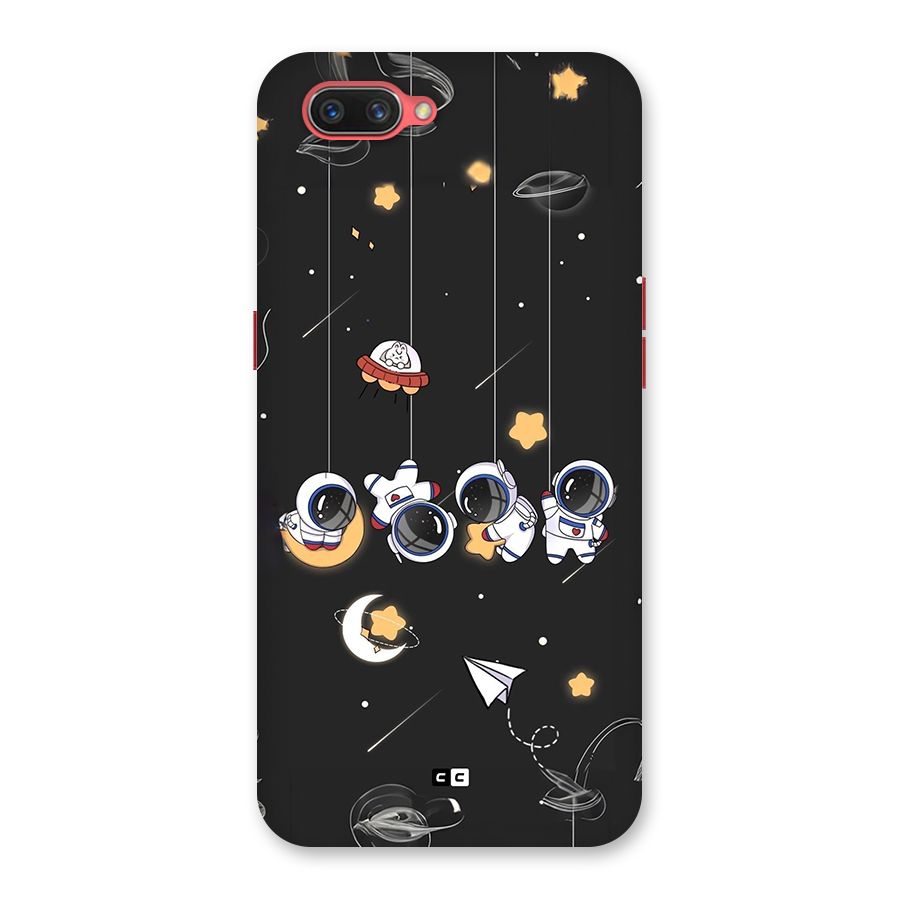 Hanging Astronauts Back Case for Oppo A3s